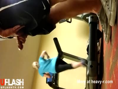 best of Gym flashing cock