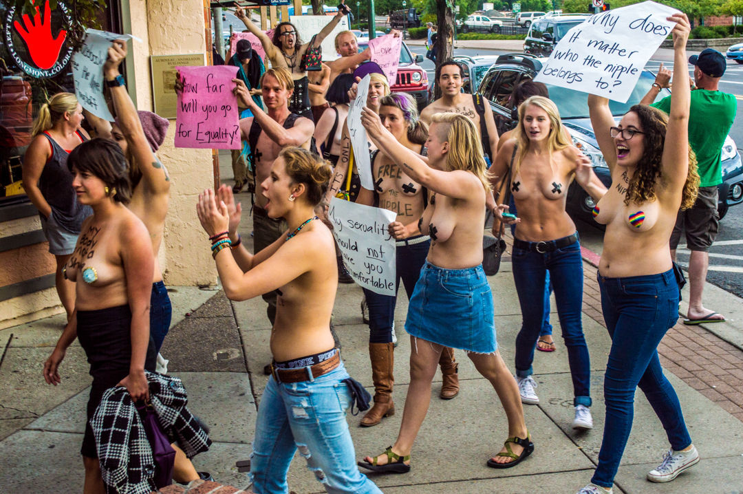 best of Protest free nipple girls topless