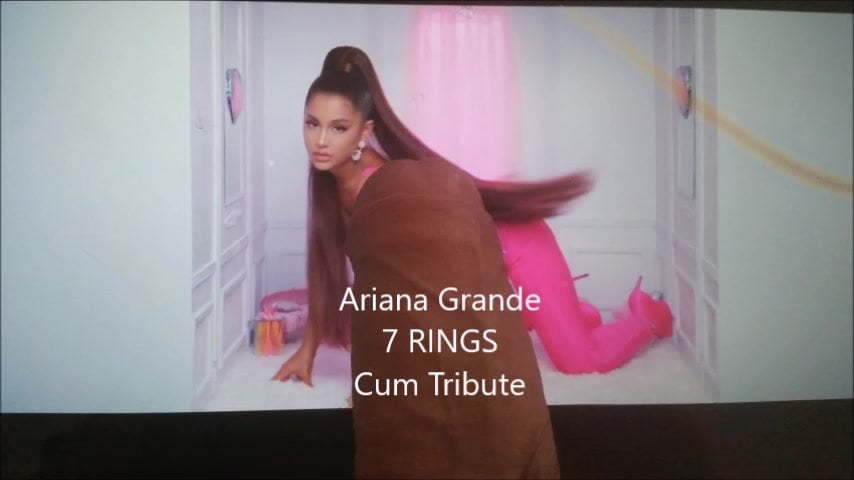 Ariana grande man cum tribute