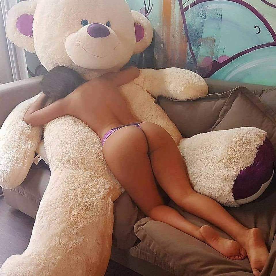 Coo C. reccomend babe fucked while holding teddy bear