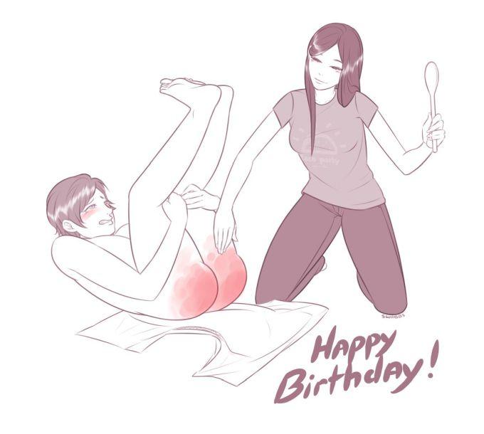 best of Drawings femdom spanking