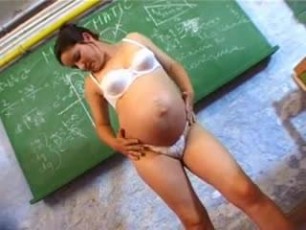 best of Teacher masturbates classroom pregnant