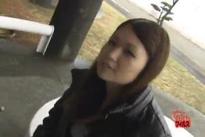 Japanese girl farting public