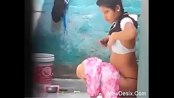 best of Girl bathing outdoor bangladeshi deshi