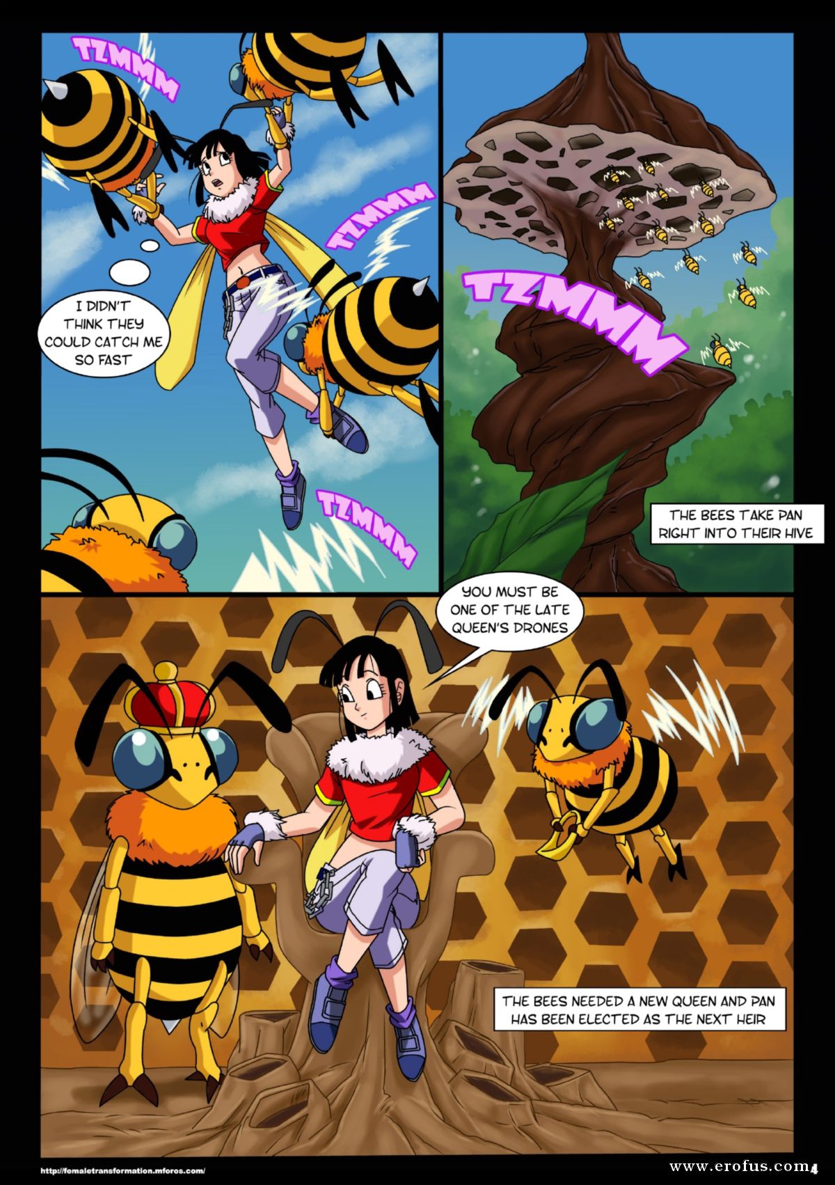 Bees with part