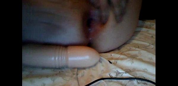 Knot squirting inflatable dildo