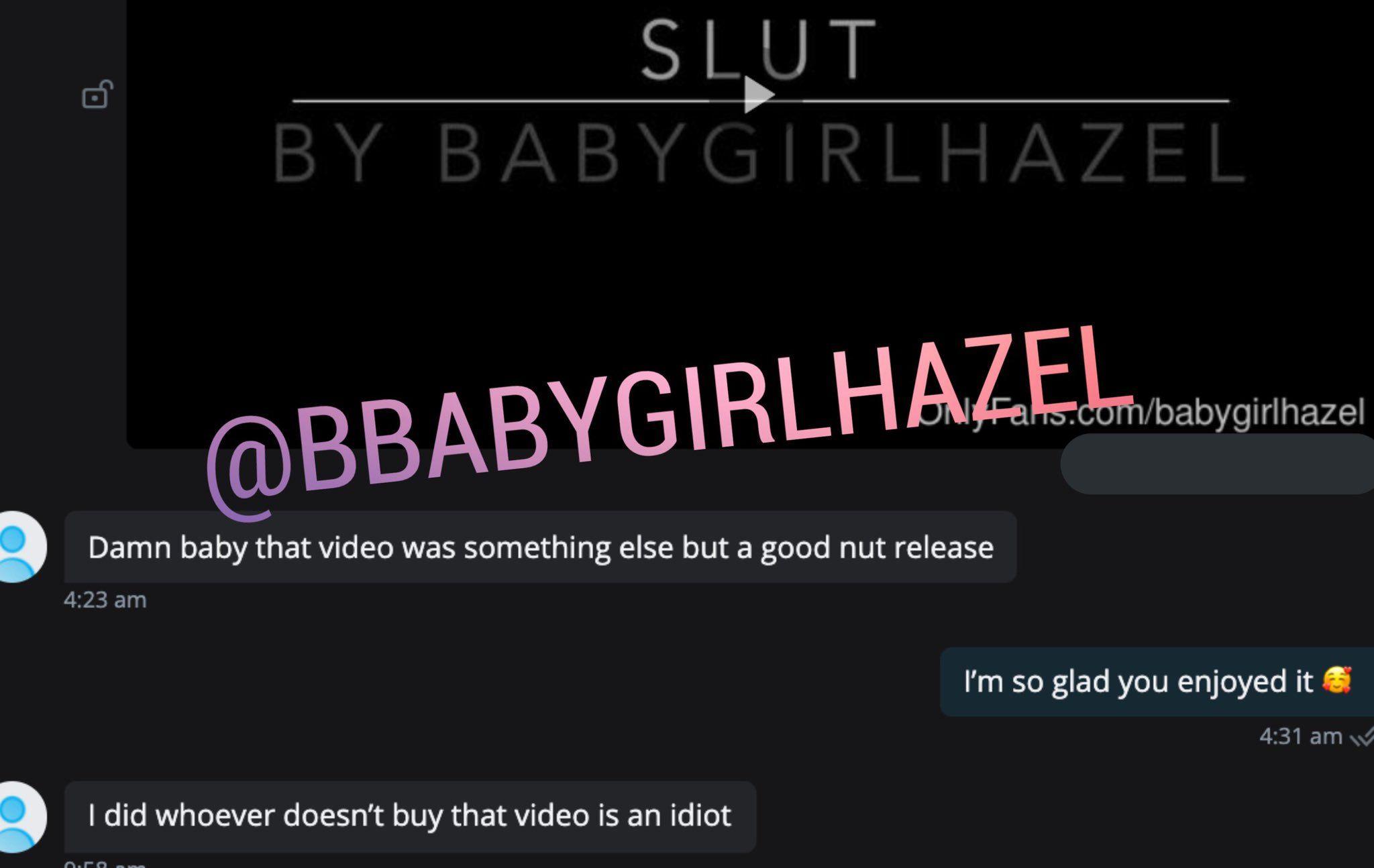 Big L. recomended hazel babygirl