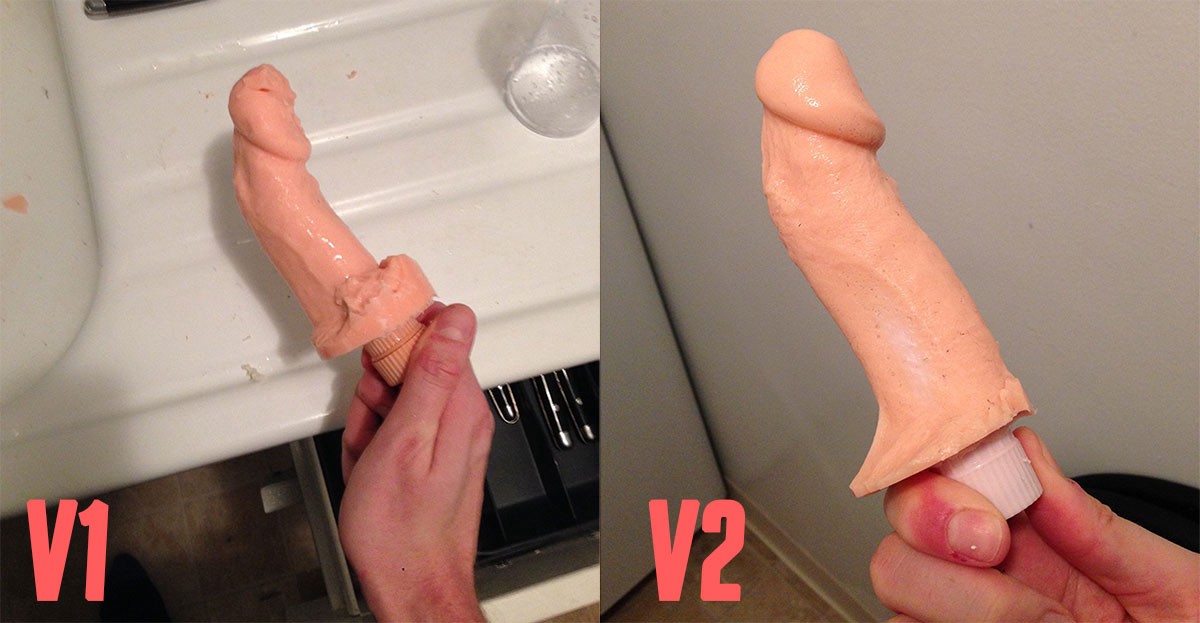 Used home- made dildo find preparing first