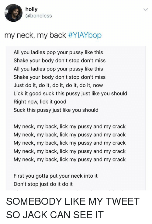 Deuce reccomend Lyrics to you gotta lick it