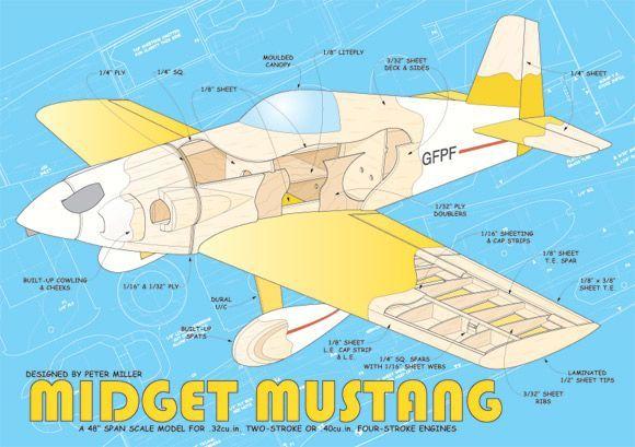 Mustang midget airplane plans