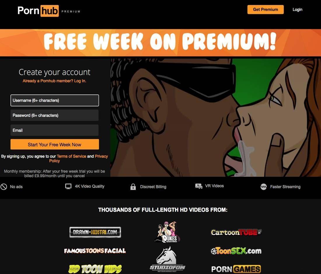 Pornhub premium account info