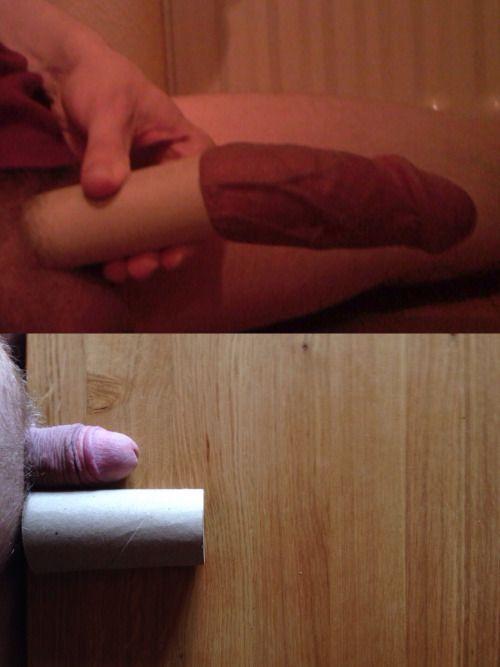 best of Towel paper roll cum Cock