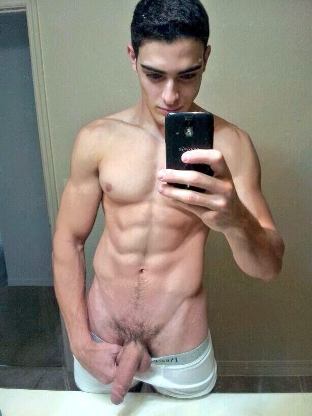 Muscular male teen nude