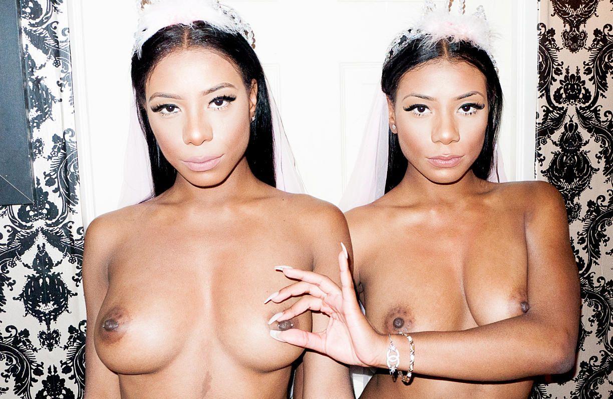 Naked bad girl twins