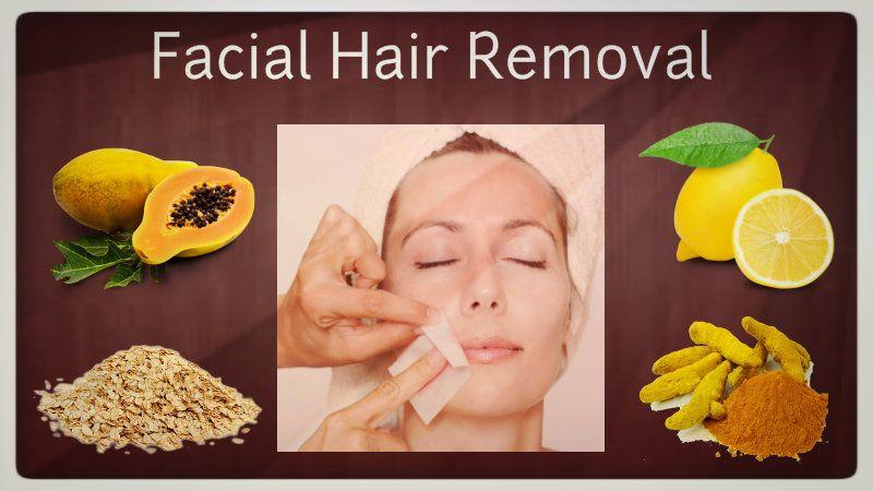 Natural diet for facial hiar removal