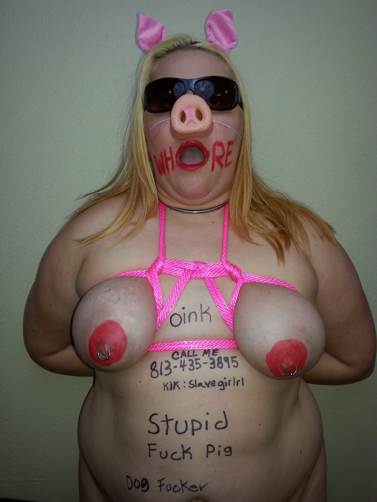 Fat Pig Slave Humiliation BDSM Fetish