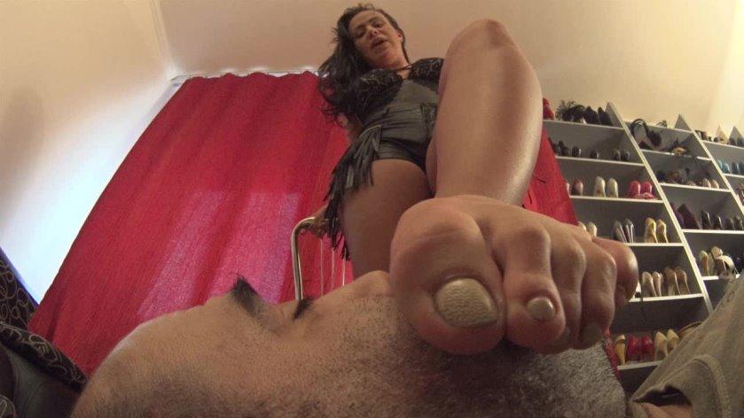Widowmaker Foot Domination and Ballbusting.